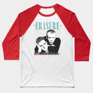 Erasure /// Retro 80s Fan Art Design Baseball T-Shirt